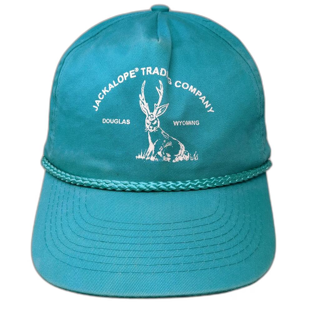 5 Panel Blue Hat One Size Jackalope Trading Company Douglas Wyoming Snapback